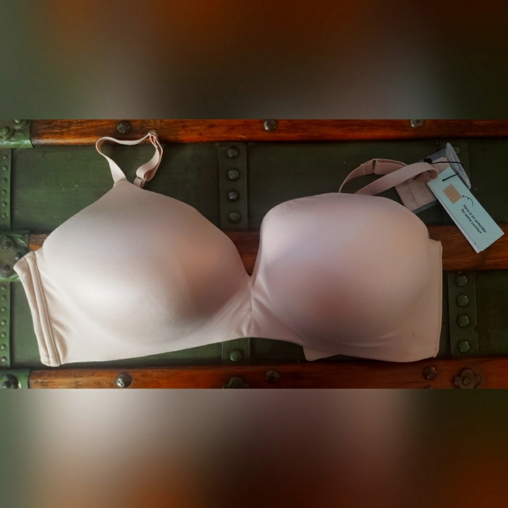 T Shirt Bra Wireless Nude 36F Maternity Nursing